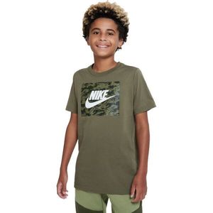 Nike SPORTSWEAR CAMO FUTURA Chlapecké tričko, khaki, velikost obraz