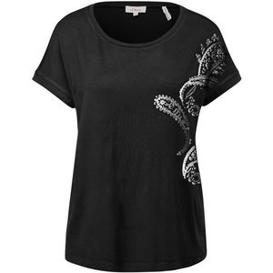 s.Oliver RL T-SHIRT Dámské tričko, černá, velikost obraz