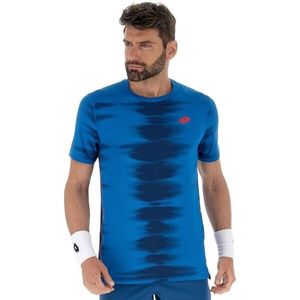 Lotto TECH II D2 TEE Pánské tenisové tričko, modrá, velikost obraz