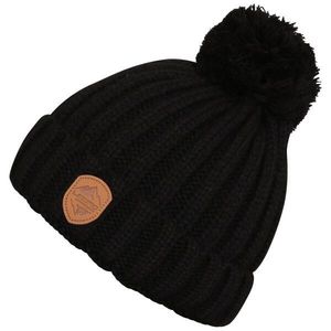 Lewro IZARO Chlapecká pletená čepice, černá, velikost obraz