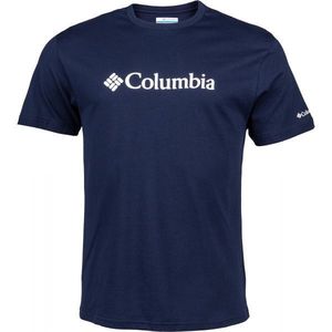 Columbia CSC BASIC LOGO TEE Pánské triko, tmavě modrá, velikost obraz