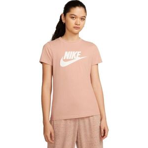 Nike SPORTSWEAR ESSENTIAL ICON FUTURA Dámské tričko, oranžová, velikost obraz