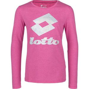 Lotto SMART LONG SLEEVE TEE Dívčí tričko, růžová, velikost obraz