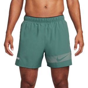 Nike CHALLENGER FLASH Pánské běžecké šortky, tmavě zelená, velikost obraz