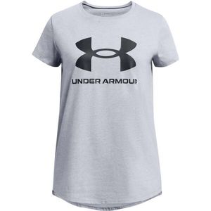 Under Armour LIVE SPORTSTYLE GRAPHIC SS Dívčí triko, šedá, velikost obraz
