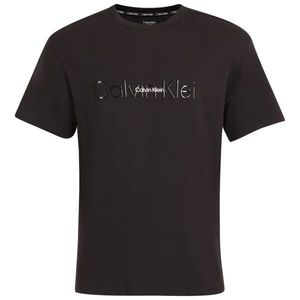 Calvin Klein EMB ICON LOUNGE-S/S CREW NECK Pánské tričko, černá, velikost obraz