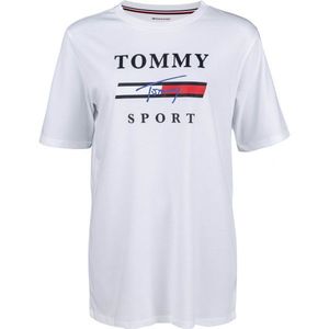 Tommy Hilfiger GRAPHICS BOYFRIEND TOP Dámské tričko, bílá, velikost obraz