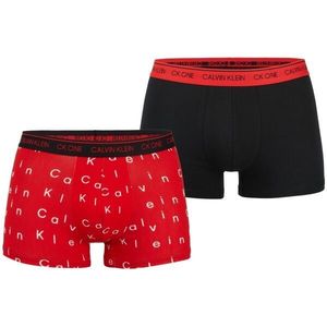 Calvin Klein HOL CTN 2PK-TRUNK 2PK Pánské boxerky, červená, velikost obraz