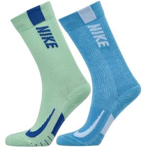 Nike MULTIPLIER Unisexové ponožky, světle modrá, velikost obraz