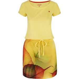 Loap ALYSA Dámské šaty, žlutá, velikost obraz