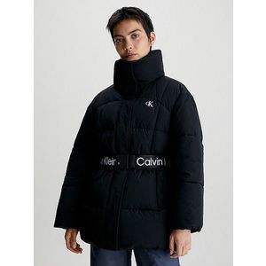 Černá dámská zimní prošívaná bunda Calvin Klein Jeans obraz