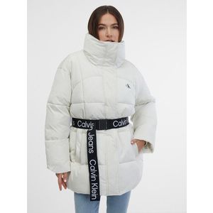 Calvin Klein Zimní bunda Bílá obraz