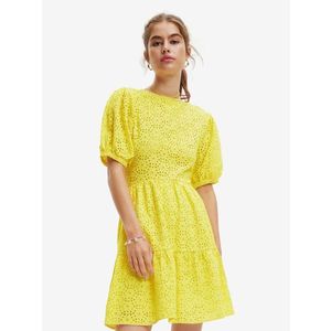 Desigual Limon Šaty Žlutá obraz