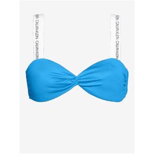 Modrý dámský horní díl plavek Calvin Klein Underwear obraz