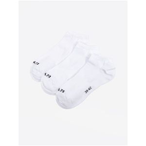 Sada tří párů pánských ponožek v bílé barvě SAM 73 Invercargill obraz