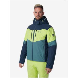 Zeleno-modrá pánská lyžařská bunda Kilpi Sion-M obraz