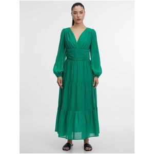 Zelené dámské maxi šaty ORSAY obraz