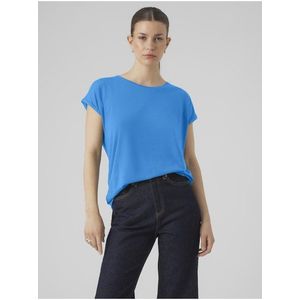 Modré dámské tričko Vero Moda Ava obraz