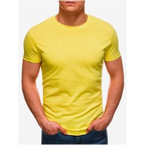 Žluté pánské basic tričko Edoti obraz