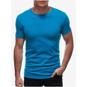 Světle modré pánské basic tričko Edoti obraz