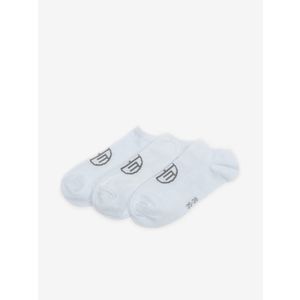 Dámské nízké ponožky - 3 páry Barva: bílá obraz