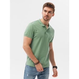 Ombre Clothing Polo triko Zelená obraz