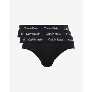 Calvin Klein Slipy 3 ks Černá obraz