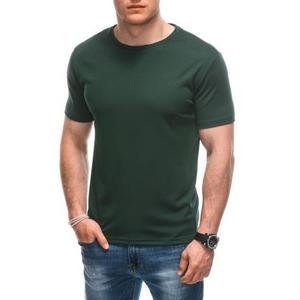 Pánské jednobarevné tričko S1930 tmavě zelené obraz