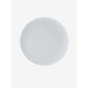 Bílý porcelánový klubový talíř Diamonds 30cm Maxwell & Williams obraz