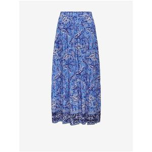 Modrá dámská vzorovaná maxi sukně ONLY Veneda obraz