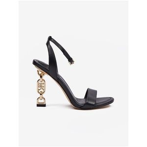 Černé dámské kožené sandálky Michael Kors Tenley Sandal obraz