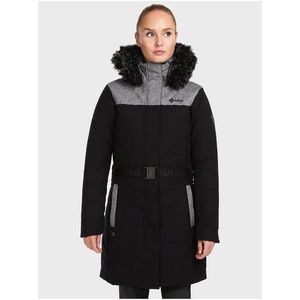 Černý dámský zimní kabát Kilpi KETRINA-W obraz