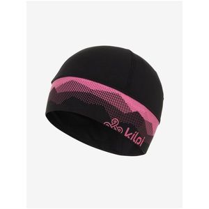 Černo-růžová běžecká čepice Kilpi TAIL-U obraz