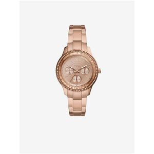 Růžovozlaté dámské hodinky Fossil Stella Sport obraz