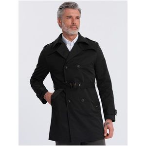 Černý pánský lehký kabát Ombre Clothing obraz