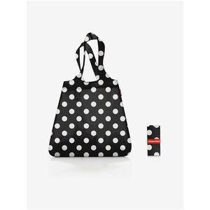 Černá dámská nákupní taška s puntíky Reisenthel Mini Maxi Shopper Dots White obraz
