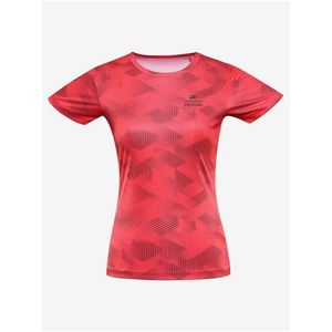 Tmavě růžové dámské sportovní tričko ALPINE PRO Quatra obraz