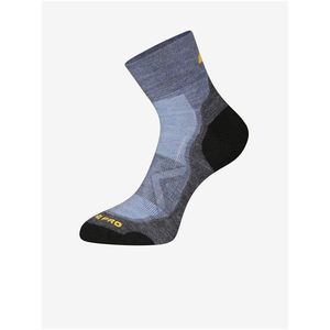 Černo-modré sportovní ponožky z merino vlny ALPINE PRO Derere obraz