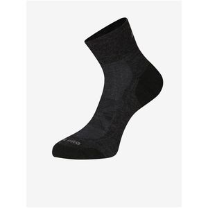 Černé sportovní ponožky z merino vlny ALPINE PRO Derere obraz
