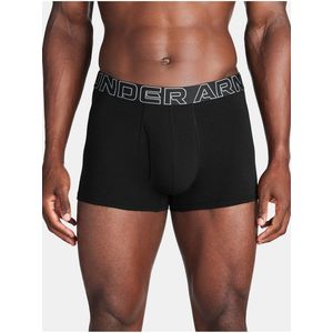 Sada pánských boxerek v černé barvě Under Armour UA Performance Cotton 3in obraz