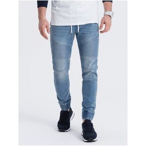 Modré pánské džíny Ombre Clothing obraz