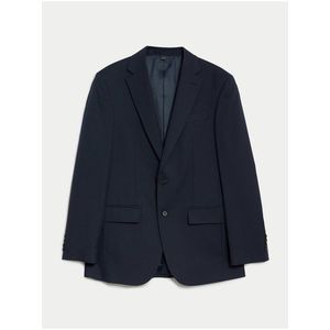 Tmavě modré pánské oblekové sako Marks & Spencer obraz