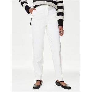 Bílé dámské kalhoty Marks & Spencer obraz