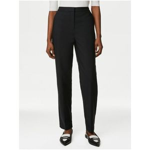 Černé dámské zkrácené kalhoty Marks & Spencer obraz