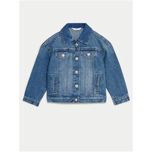 Modrá holčičí džínová bunda Marks & Spencer obraz