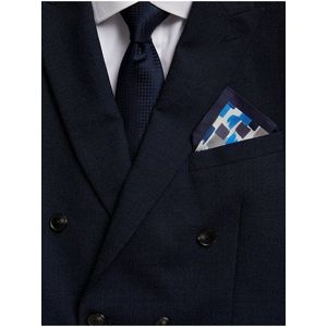 Pánská sada hedvábného klopového kapesníku a kravaty Marks & Spencer obraz