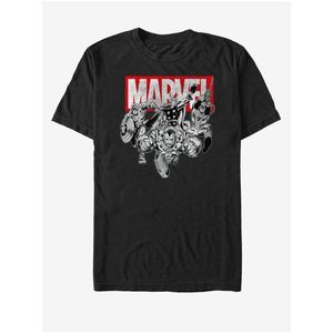 Černé unisex tričko Marvel IronMan Poses obraz