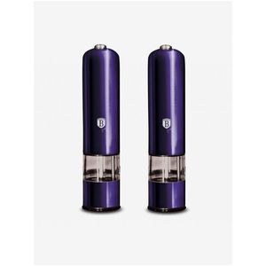 Sada dvou elektrických mlýnků na pepř a sůl BERLINGERHAUS Purple Metallic Line obraz