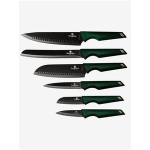 Sada šesti nožů s nepřilnavým povrchem BERLINGERHAUS Emerald Collection obraz