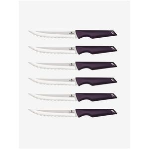 Sada šesti steakových nožů BERLINGERHAUS Purple Eclipse Collection obraz